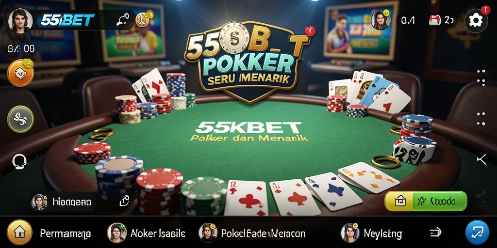 Tampilan gameplay 55KBET yang menegangkan dan menyenangkan.