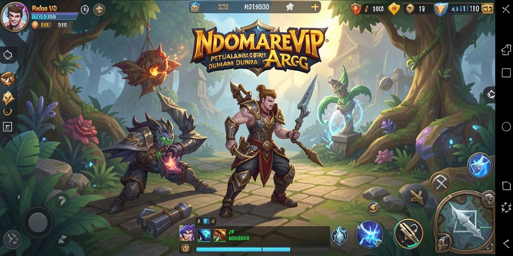 Screenshot gameplay ARPG INDOMAREVIP dengan aksi seru yang mendebarkan.