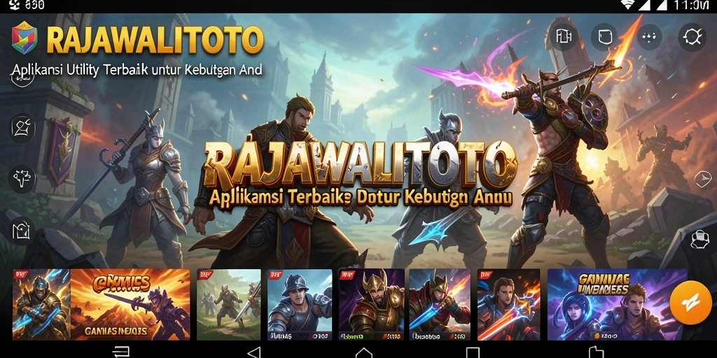 Tampilan utama RAJAWALITOTO dengan antarmuka pengguna yang ramah.
