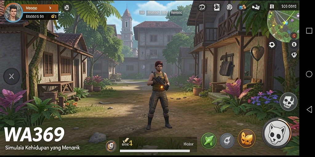 Screenshot WA369 menampilkan karakter dalam gameplay interaktif dan menarik.